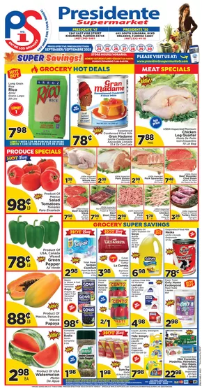 Presidente catalogue | Top offers for all bargain hunters | 2025-09-25T00:00:00.000Z - 2025-10-09T00:00:00.000Z