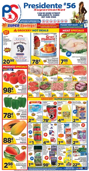 Presidente catalogue | Our best offers for you | 2025-09-25T00:00:00.000Z - 2025-10-09T00:00:00.000Z