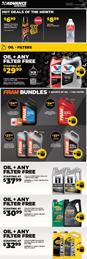 Advance Auto Parts catalogue in Cordova TN | OCT2025DigitalFlyer | 2025-09-25T00:00:00.000Z - 2025-10-09T00:00:00.000Z