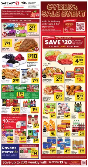 Safeway catalogue in Washington-DC | Top deals and discounts | 2025-09-26T00:00:00.000Z - 2025-10-02T00:00:00.000Z