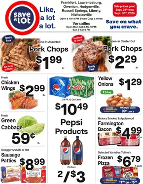 Save a Lot catalogue in Lancaster KY | Special offers for you | 2025-09-24T00:00:00.000Z - 2025-09-30T00:00:00.000Z