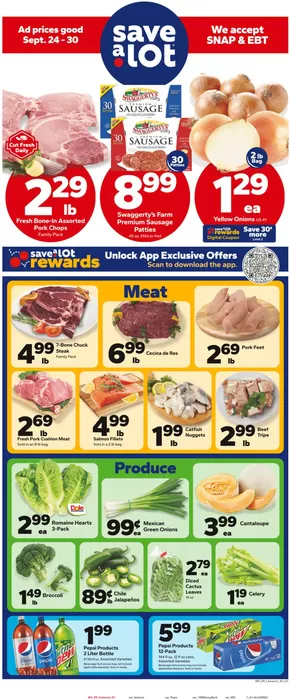 Save a Lot catalogue in Lancaster KY | Current special promotions | 2025-09-24T00:00:00.000Z - 2025-09-30T00:00:00.000Z