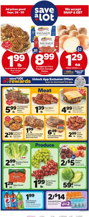 Save a Lot catalogue in Lancaster KY | New offers to discover | 2025-09-24T00:00:00.000Z - 2025-09-30T00:00:00.000Z