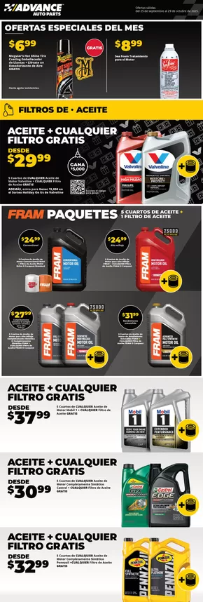 Advance Auto Parts catalogue in Carpentersville IL | bOCT2025DigitalFlyer ESUS | 2025-09-26T00:00:00.000Z - 2025-10-10T00:00:00.000Z