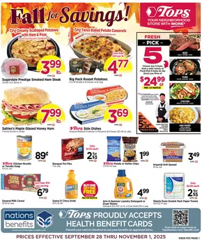 Tops catalogue in Niagara Falls NY | October Savings! | 2025-09-28T00:00:00.000Z - 2025-11-01T00:00:00.000Z
