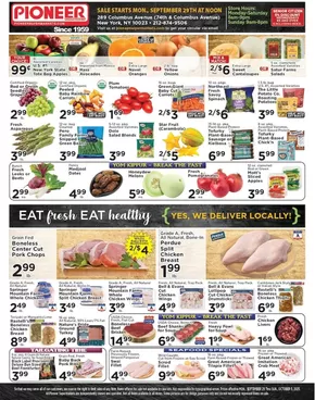 Pioneer Supermarkets catalogue in New York | Pioneer Supermarkets weekly ad | 2025-09-29T00:00:00.000Z - 2025-10-05T00:00:00.000Z