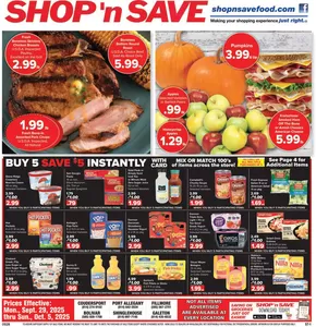 Shop 'n Save catalogue | Discover attractive offers | 2025-09-29T00:00:00.000Z - 2025-10-13T00:00:00.000Z