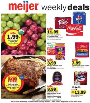 Meijer catalogue in Fillmore CA | Exclusive deals for our customers | 2025-10-01T00:00:00.000Z - 2025-10-07T00:00:00.000Z