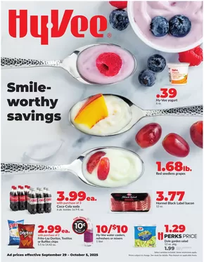 Hy-Vee catalogue in Shakopee MN | Discounts and promotions | 2025-09-29T00:00:00.000Z - 2025-10-05T00:00:00.000Z