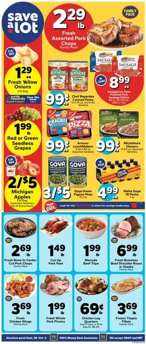 Save a Lot catalogue | Attractive special offers for everyone | 2025-09-26T00:00:00.000Z - 2025-10-02T00:00:00.000Z