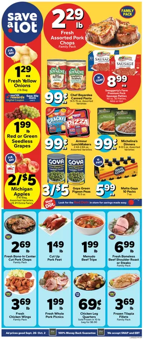 Save a Lot catalogue | Exclusive bargains | 2025-09-26T00:00:00.000Z - 2025-10-02T00:00:00.000Z
