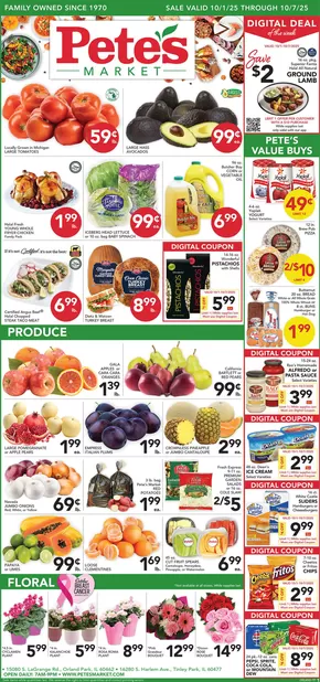 Pete's Fresh Market catalogue in Matteson IL | Top offers for smart savers | 2025-10-01T00:00:00.000Z - 2025-10-07T00:00:00.000Z