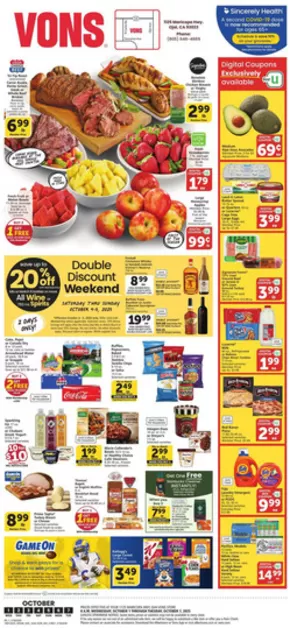 Vons catalogue in Ventura CA | Weekly Ad - SoCal | 2025-10-01T00:00:00.000Z - 2025-10-07T00:00:00.000Z