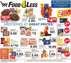 Food 4 Less catalogue | Top offers for all bargain hunters | 2025-10-01T00:00:00.000Z - 2025-10-07T00:00:00.000Z