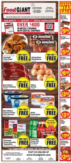 Food Giant catalogue in Scranton PA | Weekly Ad | 2025-10-01T00:00:00.000Z - 2025-10-07T00:00:00.000Z