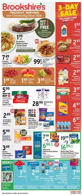 Brookshire's catalogue in Emory TX | Our best deals for you | 2025-10-01T00:00:00.000Z - 2025-10-07T00:00:00.000Z