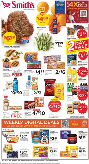 Smith's catalogue in Lake Havasu City AZ | Weekly Ad | 2025-10-01T00:00:00.000Z - 2025-10-07T00:00:00.000Z
