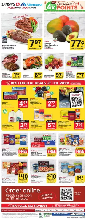 Albertsons catalogue | Our best offers for you | 2025-10-01T00:00:00.000Z - 2025-10-07T00:00:00.000Z