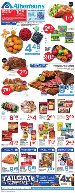 Albertsons catalogue | Current special promotions | 2025-10-01T00:00:00.000Z - 2025-10-07T00:00:00.000Z