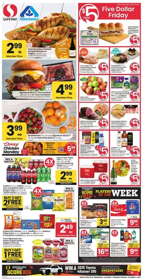 Albertsons catalogue | Current bargains and offers | 2025-10-01T00:00:00.000Z - 2025-10-07T00:00:00.000Z