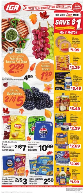 IGA catalogue in Miami FL | Offers for bargain hunters | 2025-10-01T00:00:00.000Z - 2025-10-07T00:00:00.000Z