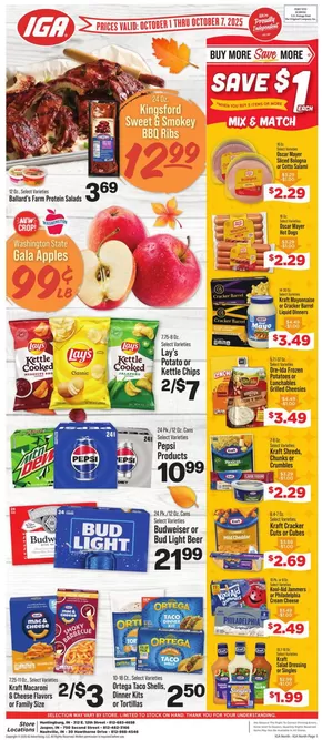 IGA catalogue in Lincoln IL | Our best deals for you | 2025-10-01T00:00:00.000Z - 2025-10-07T00:00:00.000Z