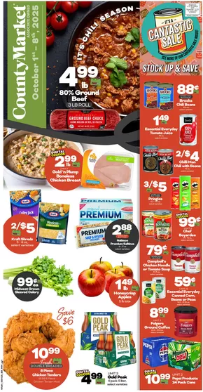 County Market catalogue in Pontiac IL | County Market Weekly ad | 2025-09-30T00:00:00.000Z - 2025-10-14T00:00:00.000Z