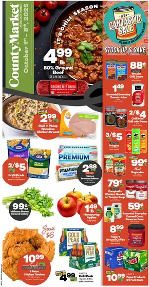 County Market catalogue in Pontiac IL | Discover attractive offers | 2025-09-30T00:00:00.000Z - 2025-10-14T00:00:00.000Z