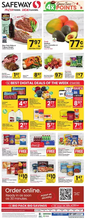 Safeway catalogue | New offers to discover | 2025-10-01T00:00:00.000Z - 2025-10-07T00:00:00.000Z