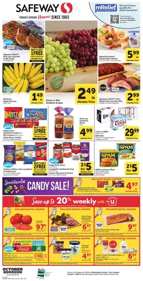 Safeway catalogue | Our best bargains | 2025-10-01T00:00:00.000Z - 2025-10-07T00:00:00.000Z