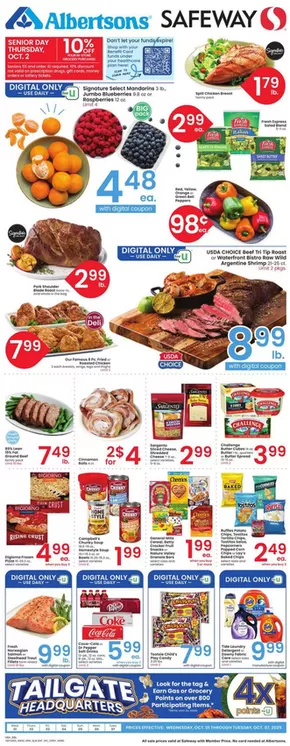 Safeway catalogue | Discounts and promotions | 2025-10-01T00:00:00.000Z - 2025-10-07T00:00:00.000Z