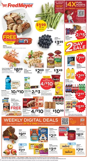 Fred Meyer catalogue in West Nyack NY | Weekly Circular | 2025-10-01T00:00:00.000Z - 2025-10-07T00:00:00.000Z