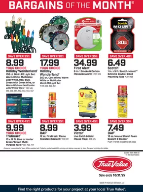 True Value catalogue in Mendota CA | Weekly Ad True Value | 2025-10-01T00:00:00.000Z - 2025-10-31T00:00:00.000Z