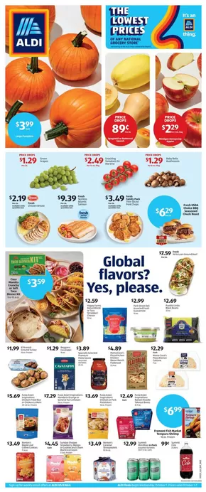 Aldi catalogue in Osteen FL | Weekly Ad | 2025-10-01T00:00:00.000Z - 2025-10-07T00:00:00.000Z