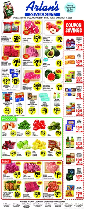 Arlan's Market catalogue in New Braunfels TX | Top offers for smart savers | 2025-10-01T00:00:00.000Z - 2025-10-07T00:00:00.000Z