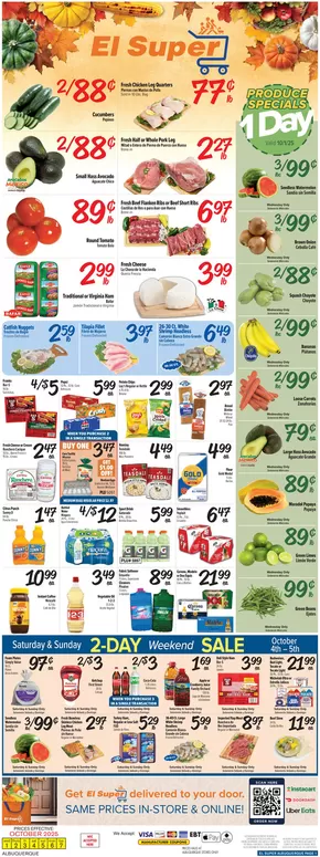 El Super catalogue | Weekly Ad Savings (10/01/25 - 10/07/25) | 2025-10-01T00:00:00.000Z - 2025-10-07T00:00:00.000Z