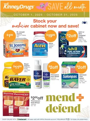 Kinney Drugs catalogue in Rapid City SD | New offers to discover | 2025-10-01T00:00:00.000Z - 2025-10-15T00:00:00.000Z