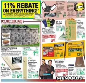 Menards catalogue in La Crosse WI | Menards Weekly Ad October 2 – October 12, 2025 | 2025-10-01T00:00:00.000Z - 2025-10-15T00:00:00.000Z