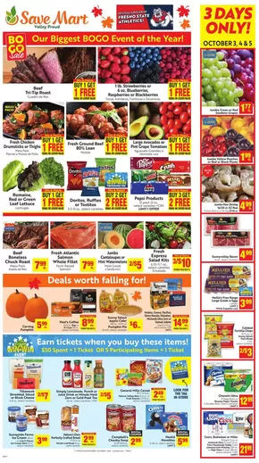 Save Mart catalogue in Yuba City CA | Weekly | 2025-10-01T00:00:00.000Z - 2025-10-07T00:00:00.000Z