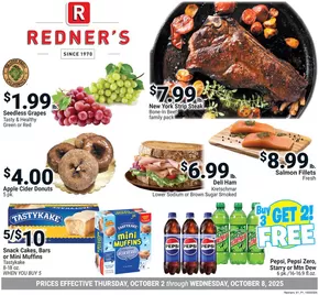 Redner's Warehouse catalogue in Elkton MD | On Sale October_02_S55 | 2025-10-02T00:00:00.000Z - 2025-10-08T00:00:00.000Z