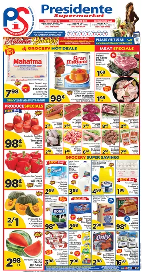 Presidente catalogue | Top deals and discounts | 2025-10-02T00:00:00.000Z - 2025-10-16T00:00:00.000Z