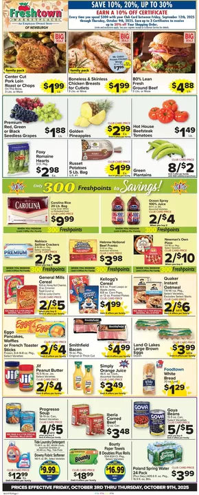 Foodtown supermarkets catalogue in New York | Great offer for all customers | 2025-10-03T00:00:00.000Z - 2025-10-09T00:00:00.000Z