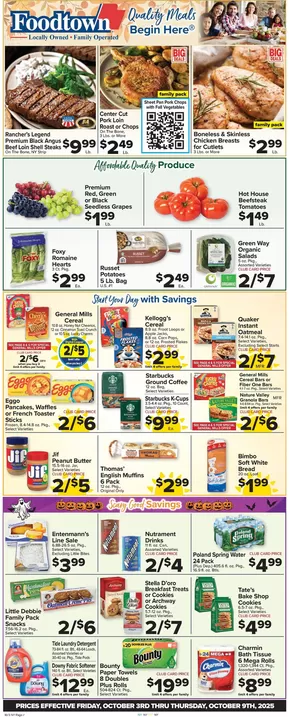 Foodtown supermarkets catalogue in New York | Current bargains and offers | 2025-10-03T00:00:00.000Z - 2025-10-09T00:00:00.000Z