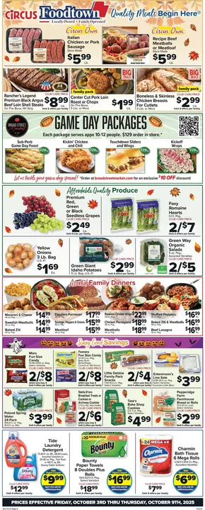 Foodtown supermarkets catalogue in New York | Offers for bargain hunters | 2025-10-03T00:00:00.000Z - 2025-10-09T00:00:00.000Z