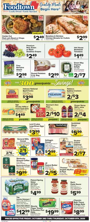 Foodtown supermarkets catalogue in New York | Top offers for smart savers | 2025-10-03T00:00:00.000Z - 2025-10-09T00:00:00.000Z
