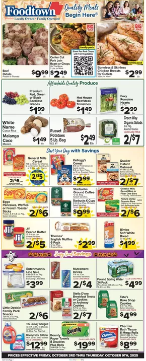 Foodtown supermarkets catalogue in New York | Top deals for all customers | 2025-10-03T00:00:00.000Z - 2025-10-09T00:00:00.000Z