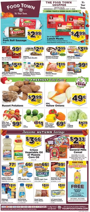 Food Town catalogue in Houston TX | Food Town Circular Advo Weekly Ad | 2025-10-02T00:00:00.000Z - 2025-10-16T00:00:00.000Z