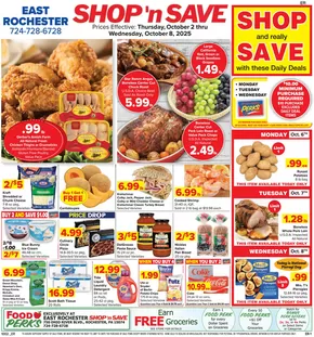 Shop 'n Save catalogue in Beaver PA | Discounts and promotions | 2025-10-02T00:00:00.000Z - 2025-10-16T00:00:00.000Z