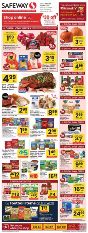 Safeway catalogue in Fort Belvoir VA | Great offer for bargain hunters | 2025-10-03T00:00:00.000Z - 2025-10-09T00:00:00.000Z