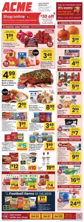 ACME catalogue | Weekly Ad | 2025-10-03T00:00:00.000Z - 2025-10-09T00:00:00.000Z